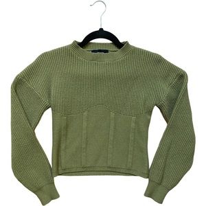 Solid Corset Sweater - Size S